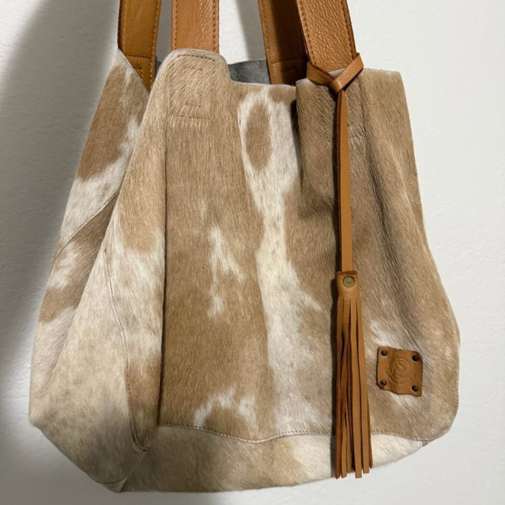 Saddle Road Co. Cowhide Purse